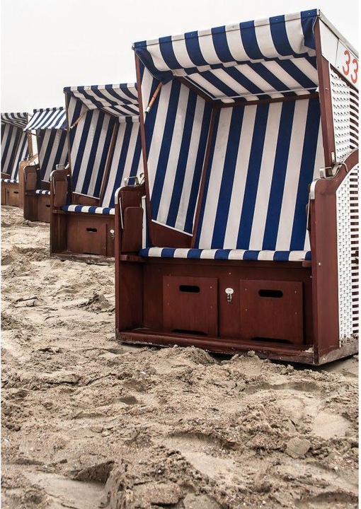 Produktbild Trenddeko Strandkorb auf Norderney (144 x 260 cm)