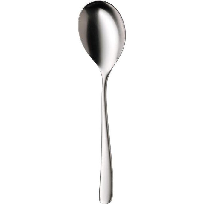 WMF Servierlöffel Vorlegebesteck 24,8cm Vision Edelstahl matt kratzbeständig (Servierlöffel) (12.7116.6330)