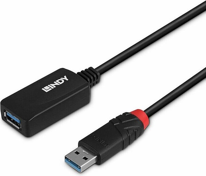 Actual product image Lindy USB 3.0 active extension cable (5 m, USB 3.0)
