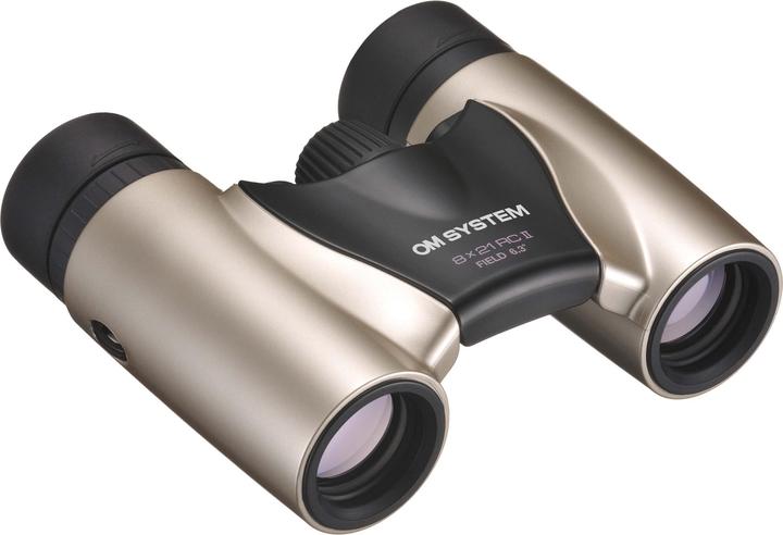 Olympus OM System 8x21 RC II Gold mit Tasche (8 x, 21 mm)