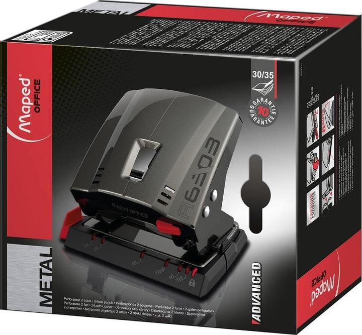 Image du produit Maped Perforateur Advanced A6303, capacité : 30 feuilles, taupe