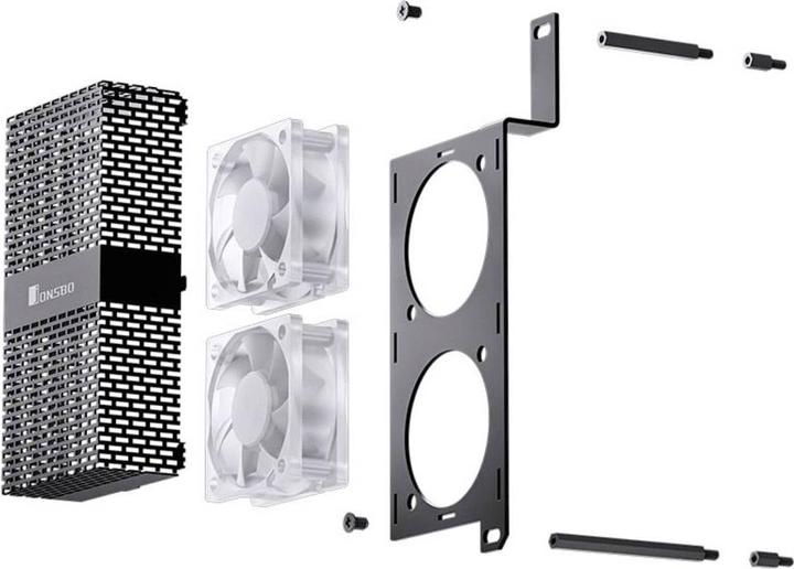 Actual product image Jonsbo NF-1 RAM cooler, ARGB - black