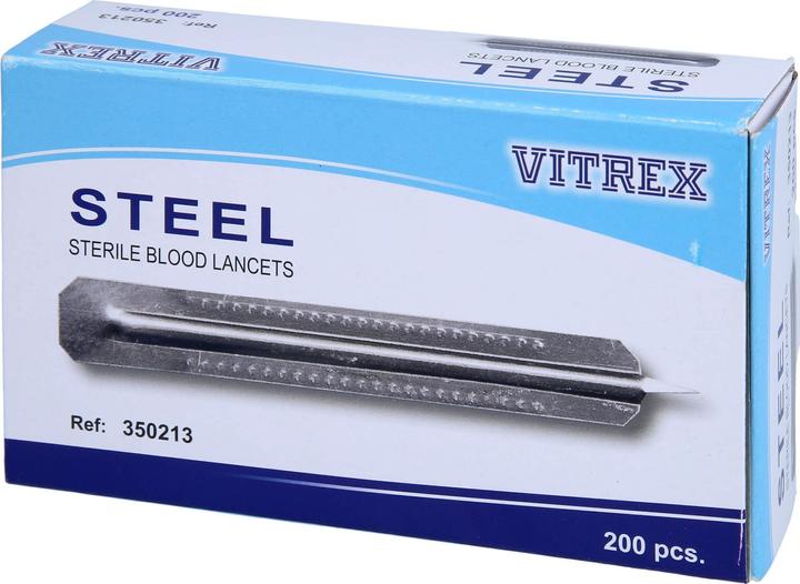 Vivomed Blood lancets metal single, 200 pcs LAN (Lancets)