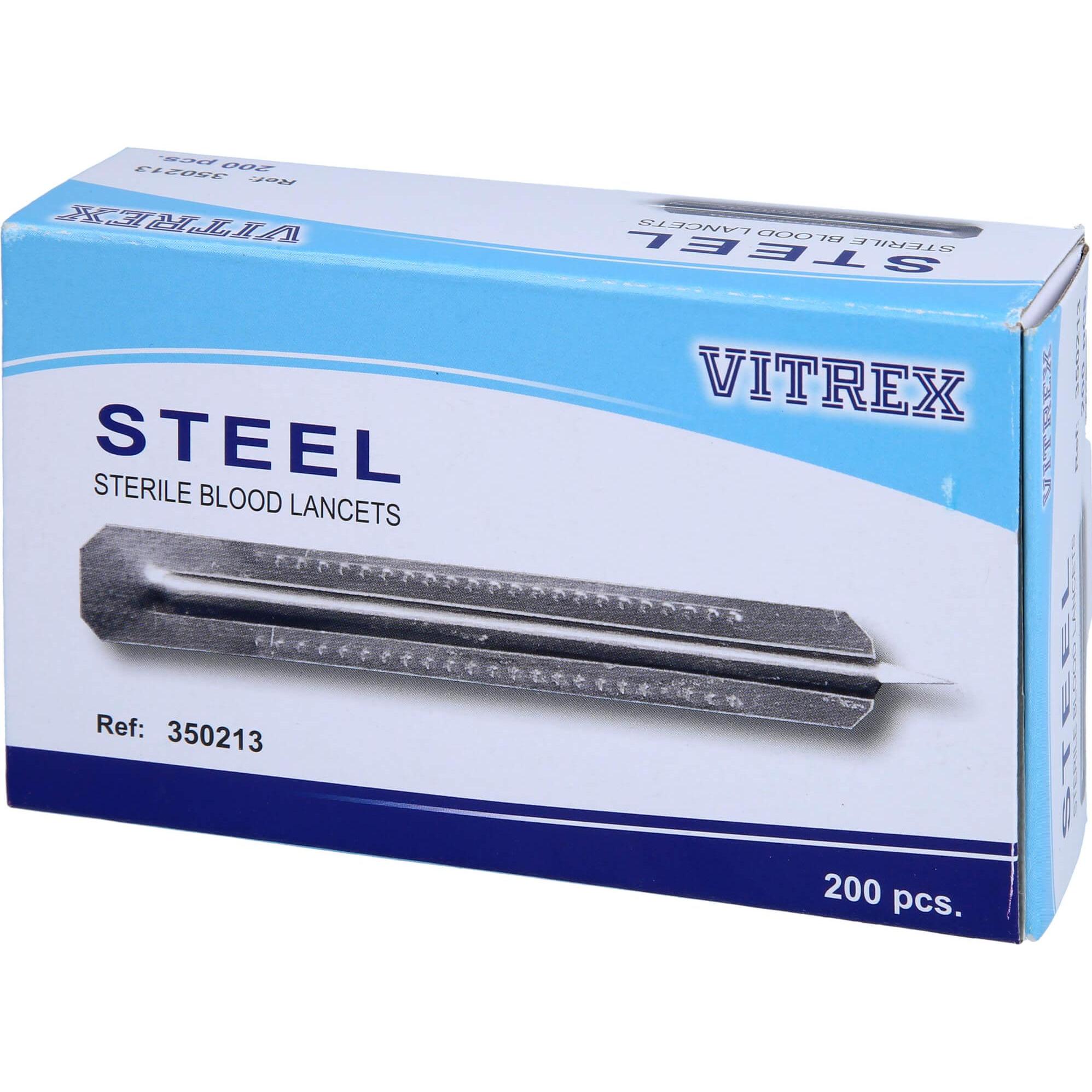 Vivomed, Bluttest, Blutlanzetten Metall einfach, 200 St LAN (Lanzette)