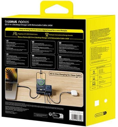 Produktbild Baseus Nomos 5-in-1 Desktop Charger (15 W)