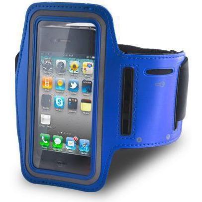 Samsung Custodia Arm Premium per S3/S4/S5, Fascia da braccio per smartphone, Blu