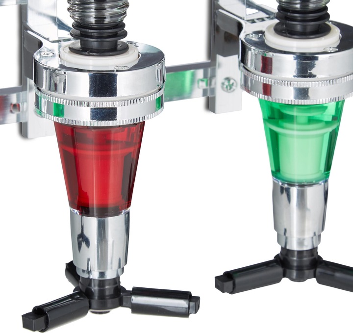 Immagine prodotto Relaxdays Spillatore da parete per 8 bottiglie (Beccuccio dosatore + versatore)