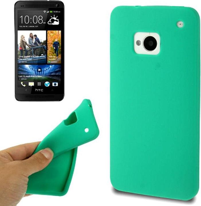 Produktbild König Design Schutzhülle Silikon Case für Handy HTC One M7 Grün (HTC One M7)