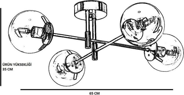 Produktbild Opviq Barrett (E27, 65000 lm)