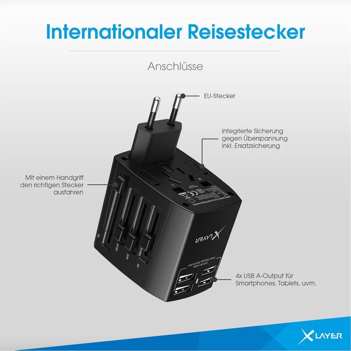Produktbild Xlayer Reisestecker
