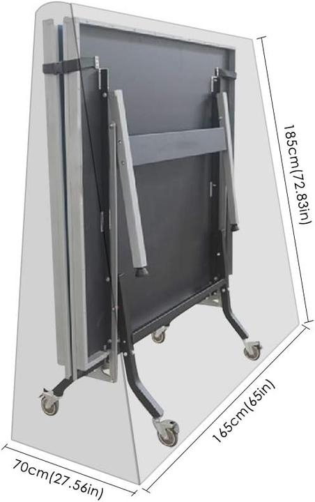 Produktbild Gurkkst Wasserdichte Tischtennisplatten Abdeckung (185 × 70 × 165 cm)