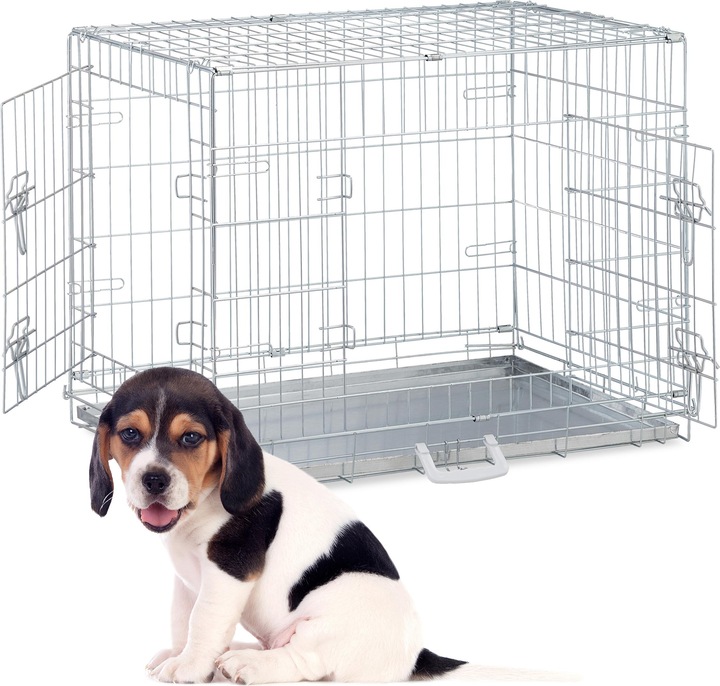 Relaxdays Dog cage (Dog, Foldable)