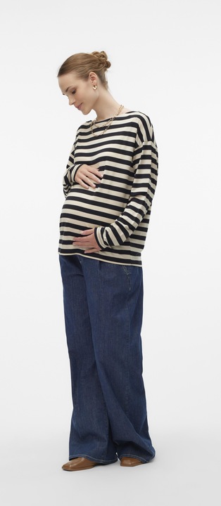 Produktbild Vero Moda Maternity Locker geschnitten U-Boot Ausschnitt Top Top (XS)