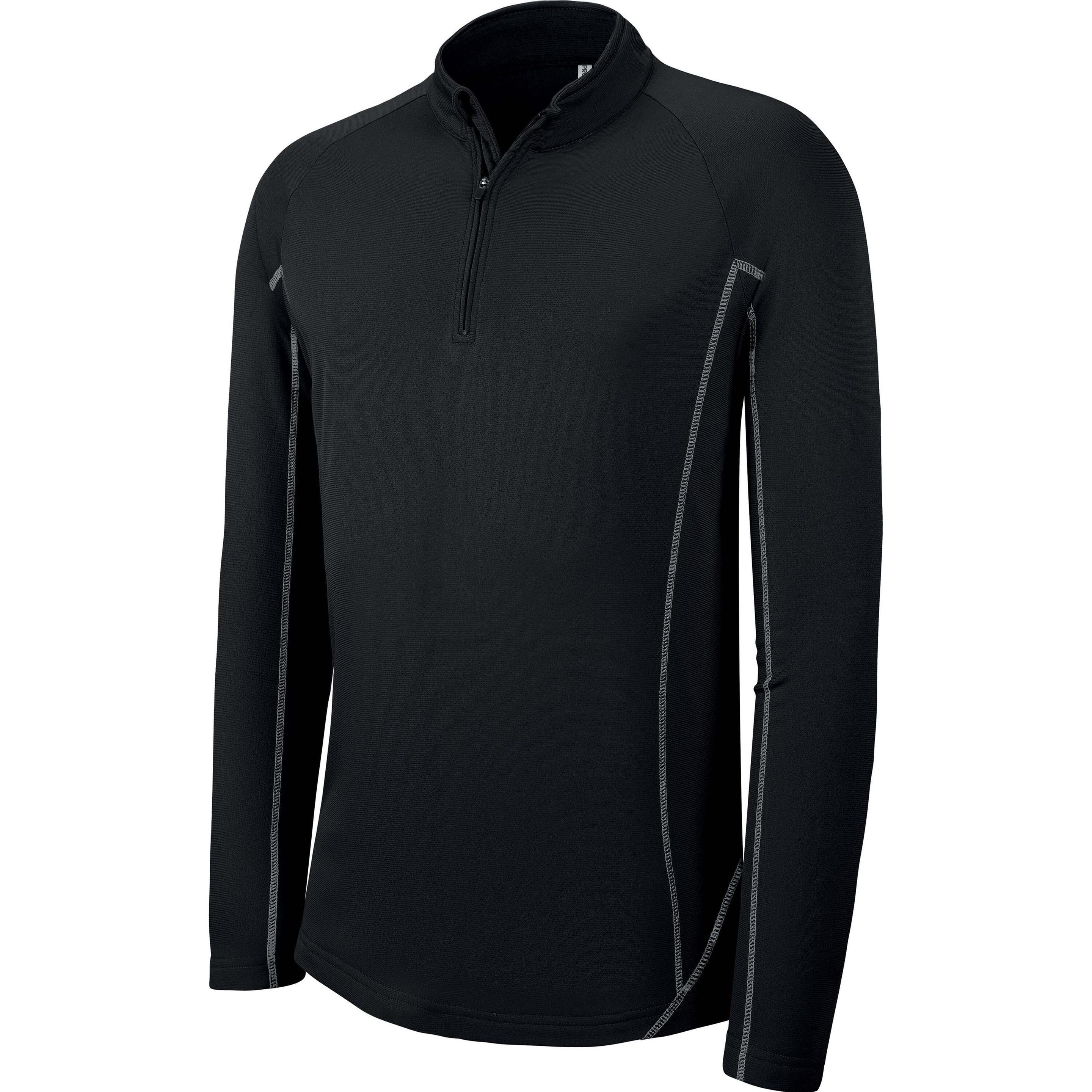 Proact, Herren, Sportshirt, Running 1/4 Zip (3XL), Gelb, 3XL