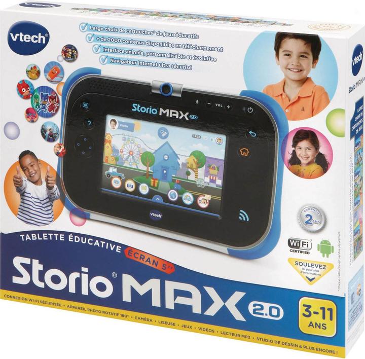 Image du produit VTech Storio Max 2.0 bleu (3 - 11 Années)