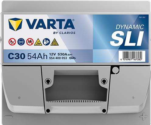 Immagine prodotto Varta Argento dinamico C30 (12 V, 54 Ah, 530 A)