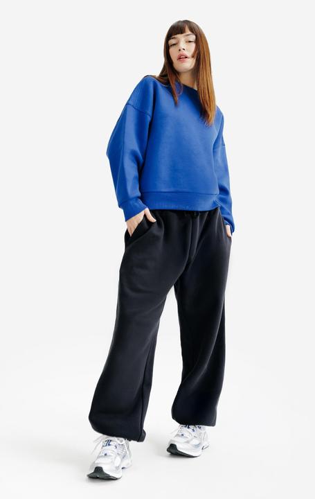 Image du produit Decathlon Sweat col rond femme, bleu (L)