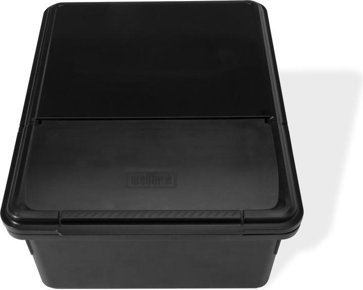 Actual product image Weber Built-in container for side storage