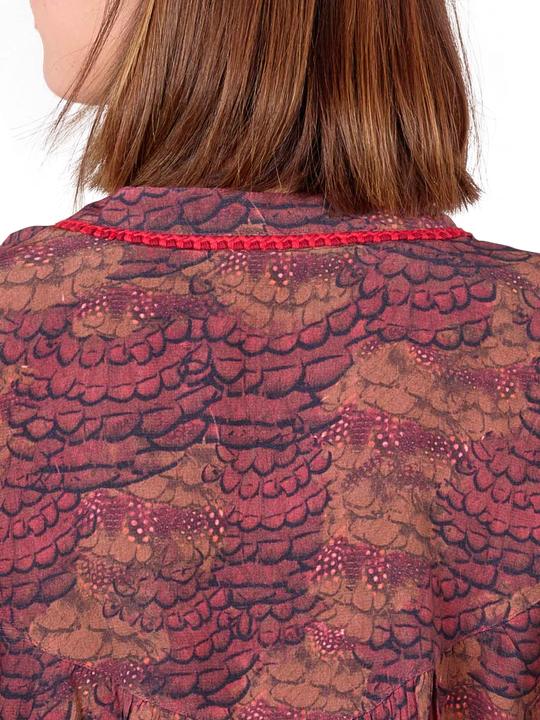 Immagine prodotto Scotch & Soda Popover Blouse Stand Collar Feather Bordeaux (M)