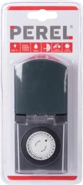 Produktbild Perel Zeitschaltuhr - Analog - Für Den Aussenbereich - Schutzkontakt (Deutsches System)