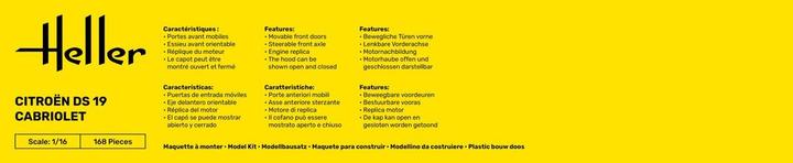 Immagine prodotto Heller KIT DI AVVIAMENTO Citroen DS 19 Cabrio