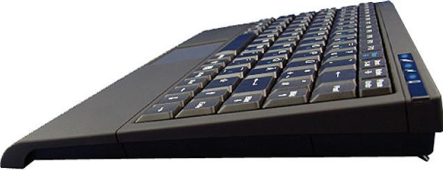 Actual product image KeySonic TAS ACK-540U+ Corded (DE) MINI Touchpad SoftSkin bw (DE, Cable)