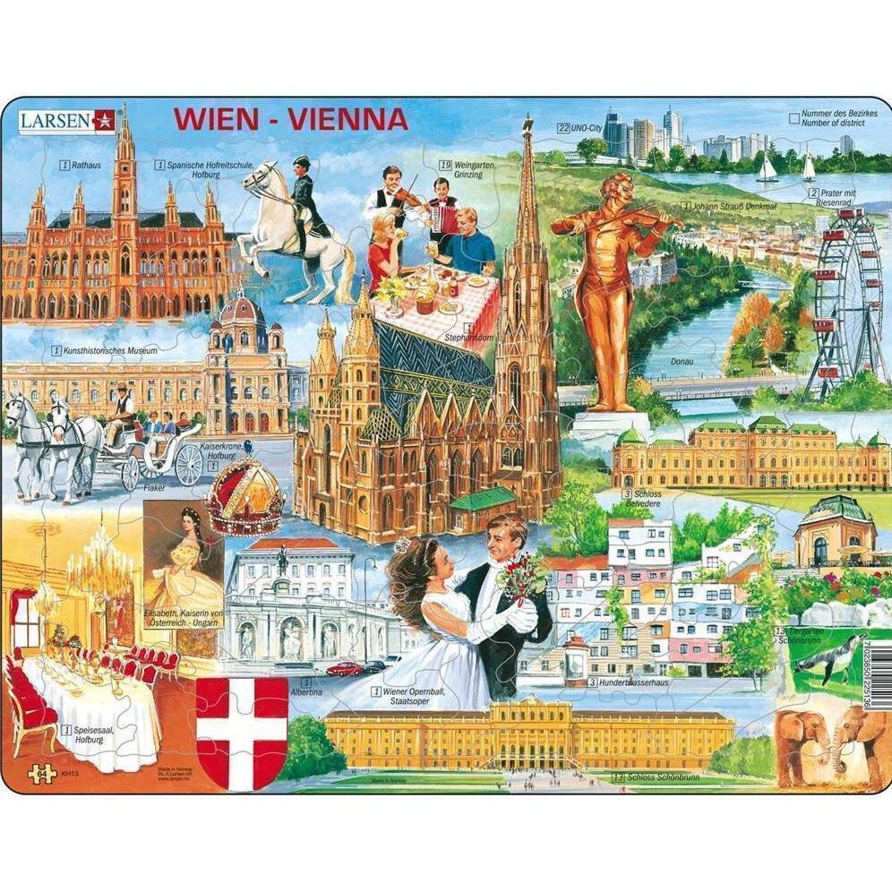Thumbnail - Larsen Puzzle - Wien (64 Teile)