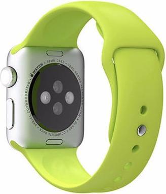 Actual product image Hermex Apple Watch 40mm / 38mm Silicone Strap S/M GREEN (38 mm, 40 mm, Silicone)