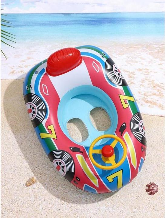 Actual product image Splash & Fun Inflatable Kid Car baby buoyancy aid, floating seat 60x45cm