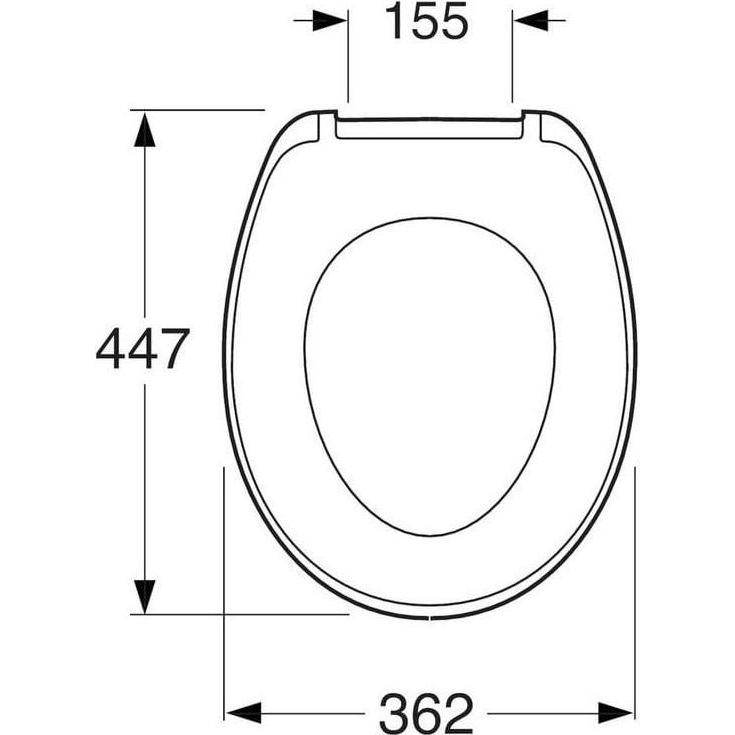 Thumbnail - Gustavsberg, WC Deckel, Saval Seat (Urea, Metal Hinges)