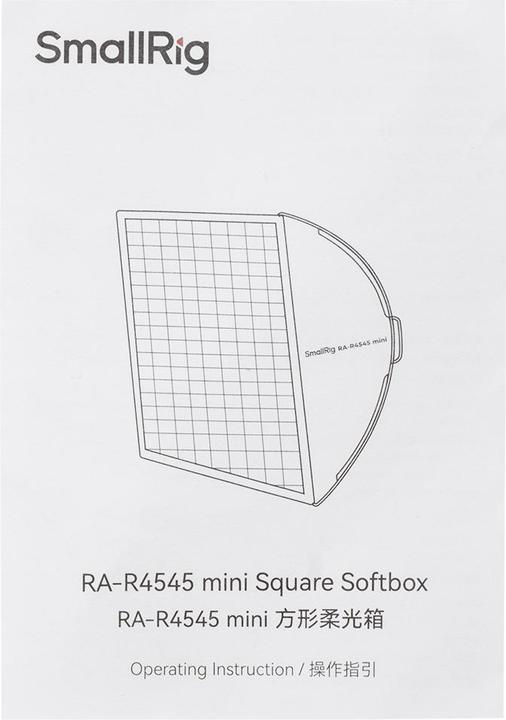 Produktbild SmallRig RA-R4545 mini Square Softbox 4683 (Softbox, 45 cm)