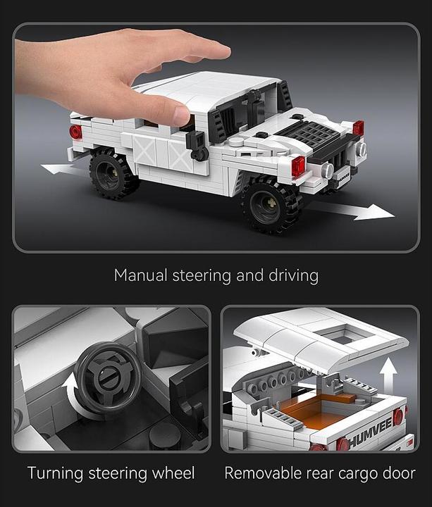 Image du produit Cada Humvee 1:24 weiss Bricks