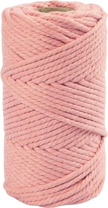 Creativ Company Cotton Yarn Macramé Cord Pink (55 m)