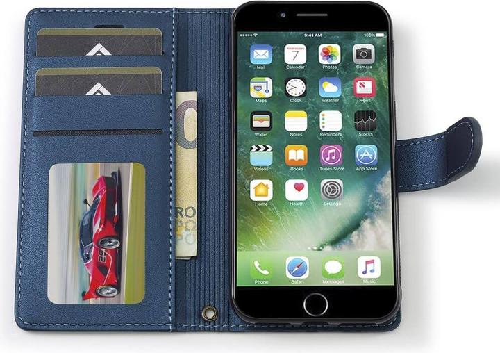 Immagine prodotto LC.Imeeke iPhone SE / 8 / 7 - Teilbare Brieftasche 2-in-1 Handyhülle (Apple iPhone SE (terza generazione), Apple iPhone 7, Apple iPhone 8, Apple iPhone SE (seconda generazione))