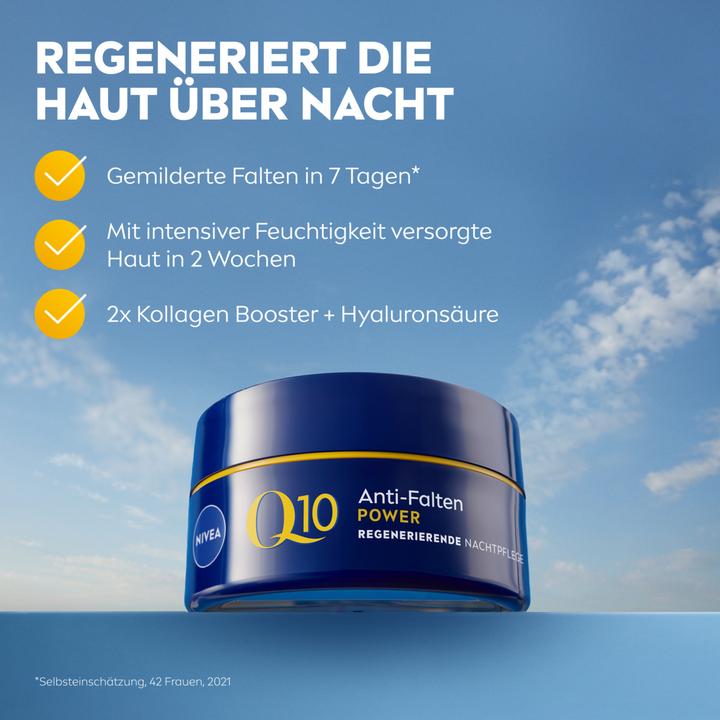 Actual product image NIVEA Q10 Pow Ant Falt Nachtcr Rege 50ml (50 ml, 24h cream)