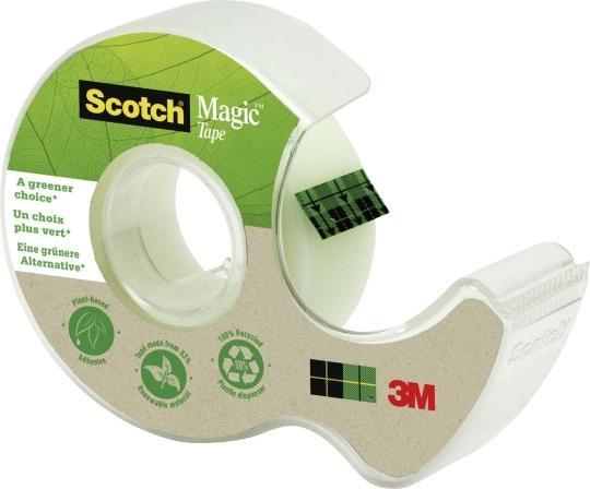 Produktbild 3M Scotch Magic Handabroller inkl. Klebefilm 900, 19mm x 20m Klebefilm: aufgeklebt unsichtbar, matt, b