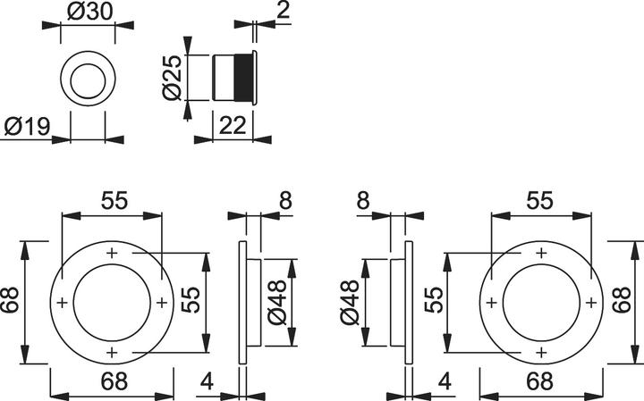Produktbild Hoppe Schiebetürset M471-Set 5