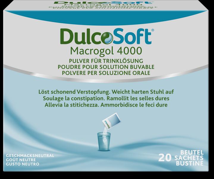 Immagine prodotto DulcoSoft Macrogol 4000 (20 Pezzo/i, Bustina, 200 g)