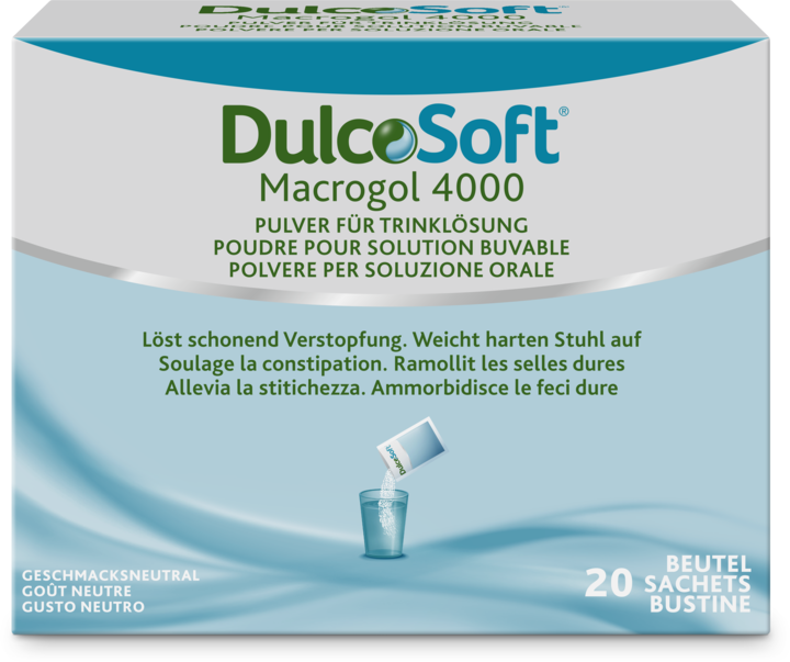 Produktbild DulcoSoft Macrogol 4000 (20 Stück, Beutel, 200 g)