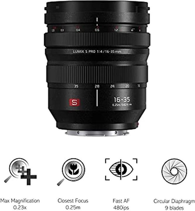 Produktbild Panasonic Lumix S 16-35mm f/4 Pro (L-Mount, Vollformat)