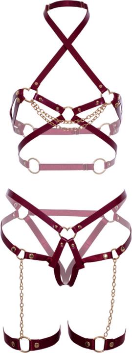 Image du produit Leg Avenue Veganes Geschirr Rot (M)