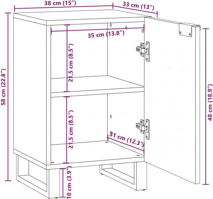 Produktbild vidaXL Badezimmer-Waschtisch