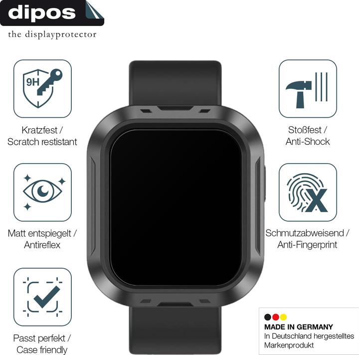Actual product image Dipos Anti-Shock Screen Protector Matte