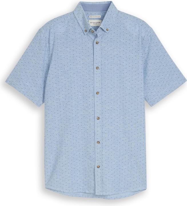 Immagine prodotto Tom Tailor Regular Fit Kurzarmhemd mit Leinenanteil (L, M, XL)