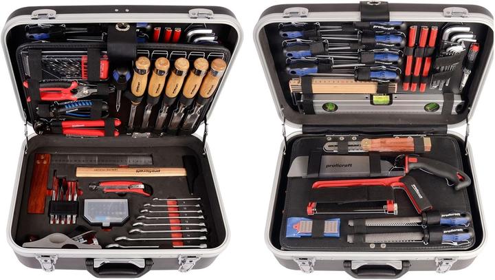 Immagine prodotto Projahn Cassetta degli attrezzi Proficraft SCHREINER con contenuto 92 parti 2 Schlässer 8684 (92 pezzi)