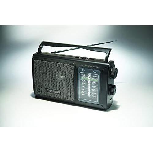 Thumbnail - Tiross Radio TS-457 (FM, AM), Radio, Schwarz, Silber