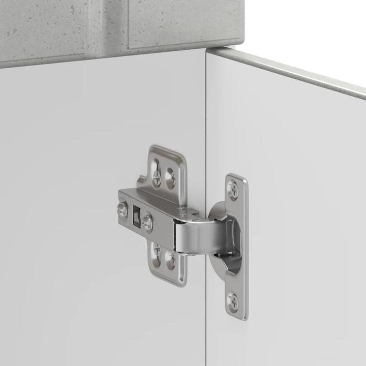 Produktbild vidaXL Küchen-Unterschrank Lucca Betongrau Holzwerkstoff Spülenunterschrank (30 x 46 x 81.5 cm)