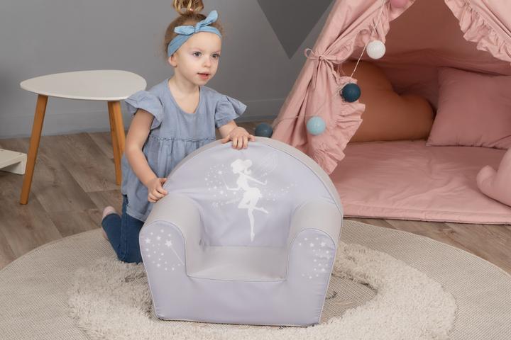 Actual product image Knorrtoys Children's armchair - "Fairy grey" (Child armchair)