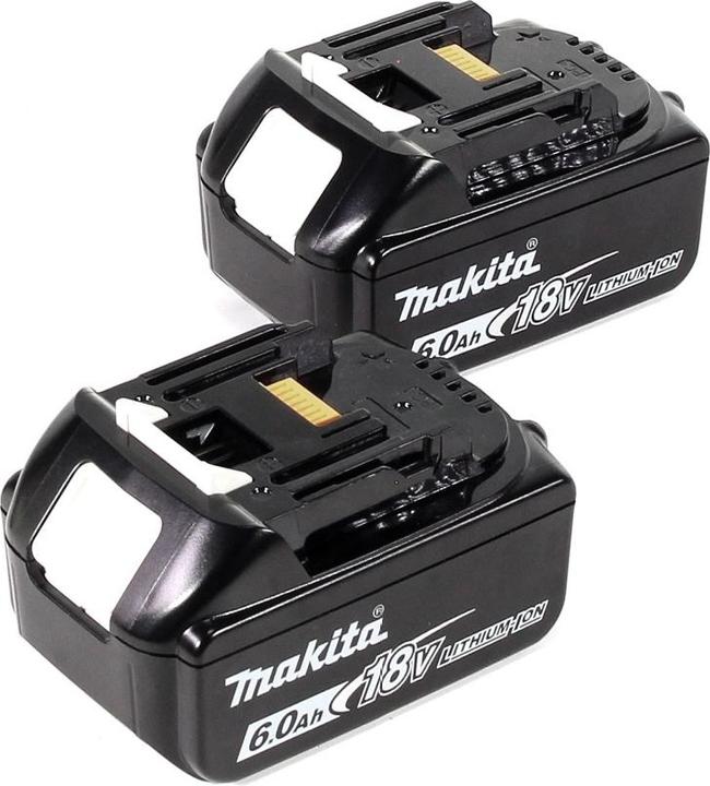 Actual product image Makita DUC 355 G2 Battery Chainsaw 36V ( 2x18V ) Brushless 35 cm + 2x 6,0 Ah Battery - without charger (Battery chain saw)