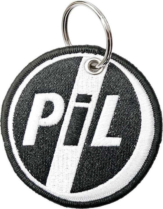 Actual product image Public Image Ltd Circle Double Sided Patch Logo Keyring